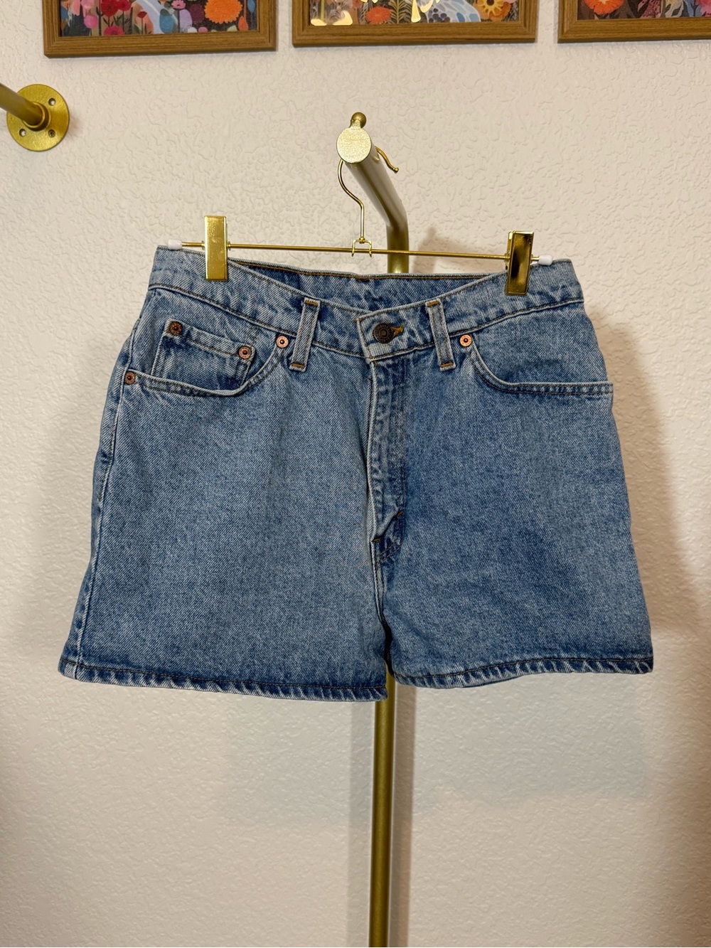 Levi’s Classic Blue Denim Women's Shorts (B2)